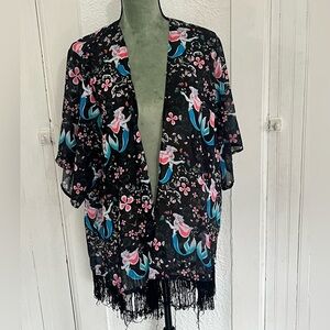 The Little Mermaid Kimono with Fringe